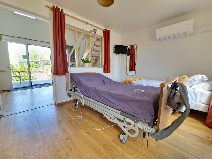 Chambre d'hôtel près du Mans accessible PMR le jardin des 4 saisons