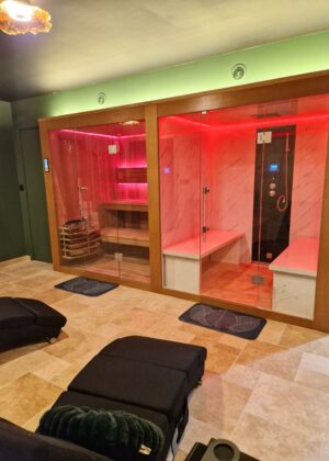 SPA avec sauna-et-hammam au gite et chambres d'hôtel le jardin des 4 saisons proche le Mans