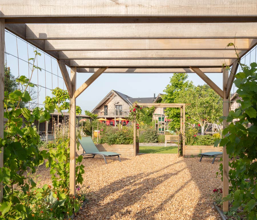 Potager du gîte Le Jardin des 4 Saisons