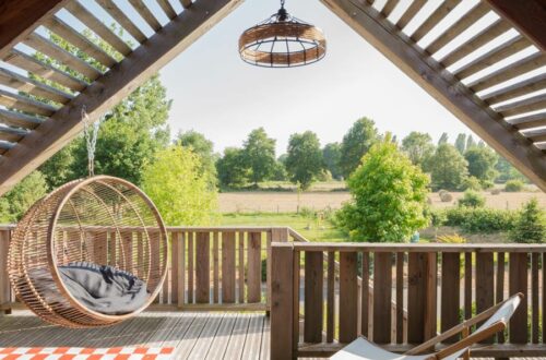 Chambre de charme avec terrasse proche du Mans le jardin des saisons