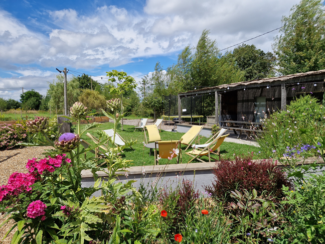 jardin-potager au gite le jardin des 4 saisons au Mans